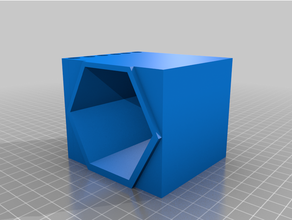 hexagonal escritorio cajones maleficio hexágono organización 3d print model - Mito3D