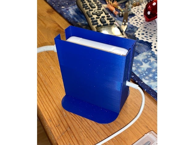 macbook güç arz Kulp destek 3D print model - Mito3D