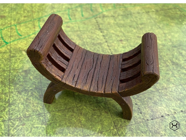 Balmora cadeira 1 12 12scale 28mmscale açao figura dnd mobília Morrowind 3D print model - Mito3D