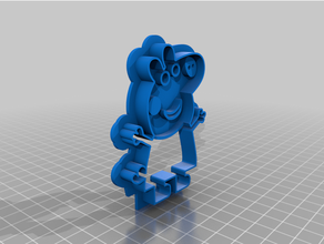 peppa pig cookie cutter wutz ausstechform zepto zep 3d print model - Mito3D