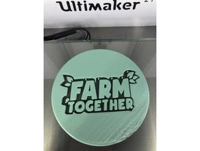 farm coaster animal animals coasters drinkcoasters drink farming game games idealab pc gaming videogame videogames xbox 3d print model - Mito3D