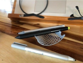 penna titolare supporto 3d print model - Mito3D