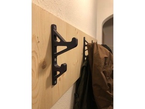 coat rack holder hanger hook 3d print model - Mito3D