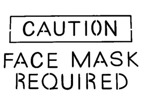 face mask required stencil sign covid facemask funny warning sign stencil warning sign