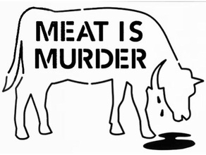 meat murder stencil 3d print model - Mito3D