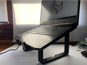 +156'' dizüstü bilgisayar yükseltici Yükseltici portatil 15 '' 220mmbed optimize edilmiş ergonomi ergonomik ofis laptop riser ayakta durmak Oficina organizatör Soporte 3d print model - Mito3D