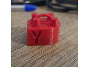 yact calibration belt tension extrusion fidget measurements moiree stringing test toy xyz 3d print model - Mito3D