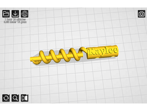 corkscrew 3d print model - Mito3D