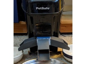 petsafe automatic feeder 3-way splitter cat food dog 3d print model - Mito3D