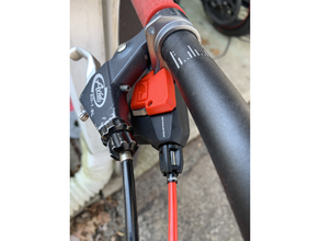 shimano slx cambio indicador bloquear cubierta carcasa funda bicicleta montaña mtb cambiador 3d print model - Mito3D
