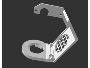 cr-6 se fan bracket ring creality 3d print model - Mito3D