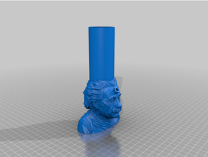Einstein bong 6mm vaso tubo bongo build agua hierba 3d print model - Mito3D