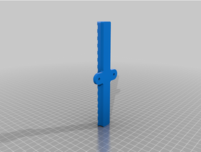 picatinny rail organizer mount scope wall 3d print model - Mito3D
