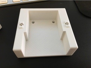 aeotec wallmote quad mounting plate 3d print model - Mito3D