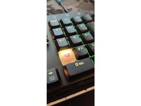 redragon scheggia rgb keycap sostituzione ciliegia mx tastiera keycaps rosso Drago 3d print model - Mito3D