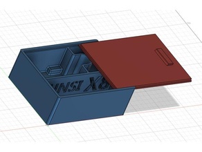 junsi x8 caricabatterie scatola 3d print model - Mito3D