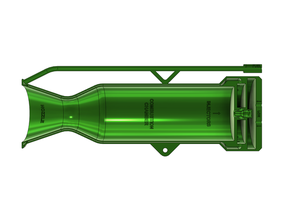 Flüssigkeit Rakete Motor schneidend Anzeige Modell 3d print model - Mito3D