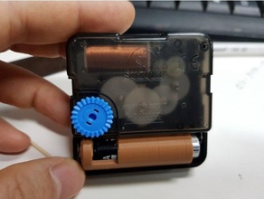 aa aaa battery conversion holder - 3d print model - Mito3D