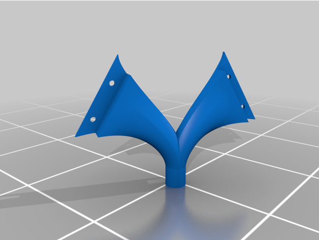 carrete soporte reprap xl delta impresora ergonómico filamento removible 3D print model - Mito3D