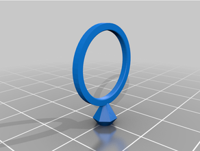 Engagement Ring 3d print model - Mito3D