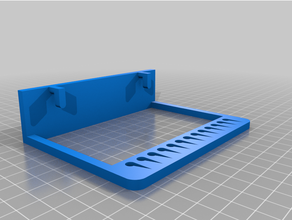 wire holder ikea skadis pegboard organizer stand support tools wires 3d print model - Mito3D