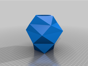 geometrico vaso 3d print model - Mito3D