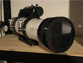 Bahtinov mascarar explorar científico ed102 astronomia telescópio 3d print model - Mito3D