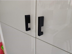 design cabinet handle cupboard ikea 3d print model - Mito3D