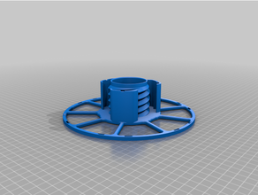 masterpool fonctionnel lumière poids filament das filamentspool léger bobine 3d print model - Mito3D
