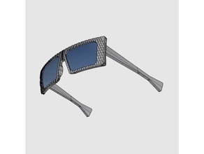 fresno framefront part3 gratuito 3d Stampa modello eyewear occhiali bicchieri lenti contatto spettacoli sole 3d print model - Mito3D