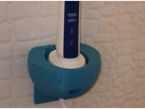 Braun oral abnehmbar Zahnbürste Halter Unterstützung Oral elektrisch oralb Stand 3d print model - Mito3D