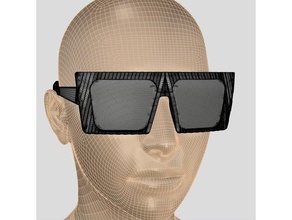 fresno-framefront-part4 free 3d print model 3d-eyewear eyeglass eyeglasses eyewear glasses lenses spectacles sunglass sunglasses 3d print model - Mito3D
