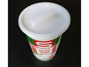 crema coperchio tazza plastica aspro 3d print model - Mito3D