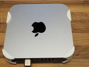 apple mac mini wall- desktop mount 3d print model - Mito3D