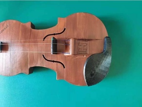 hovalina violino queixo descansar suporte necessário 3d print model - Mito3D