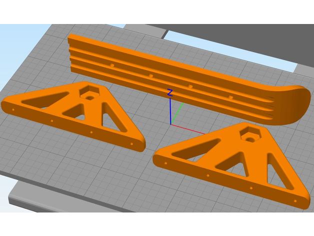 rc neve esqui 12mm hex 3D print model - Mito3D