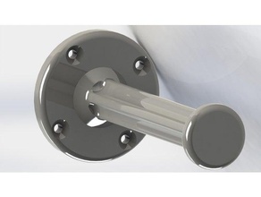 spulenhalter spoolholder einfach simple horizontally 1kg spool holder filament 3d print model - Mito3D