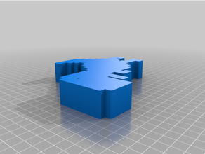 chrome t-rex box vase mode 3d print model - Mito3D