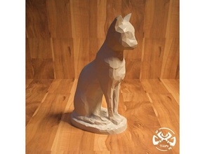 cat poly among us animal art decoration ender 3 figure openscad pegboard pokemon tabletop yiixpe 3d print model - Mito3D