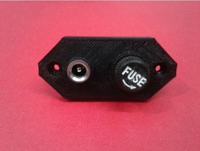 fuse plug holder arduino electronics 3d print model - Mito3D