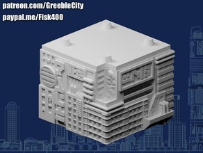 greeblecity cyberpunk tower module greeblecitycyberpunk 3d print model - Mito3D