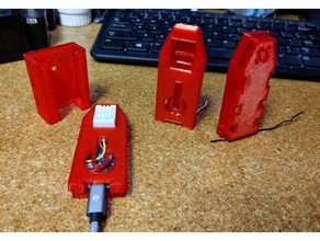 d1 Mini wemos dht22 Temperatur Sensor Fall Mantel 3d print model - Mito3D
