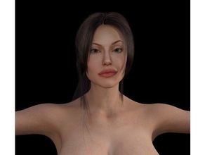 Angelina Jolie 3d Modell 3d print model - Mito3D
