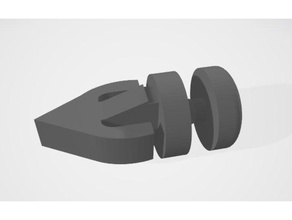 ford s-max door seal clip 3d print model - Mito3D