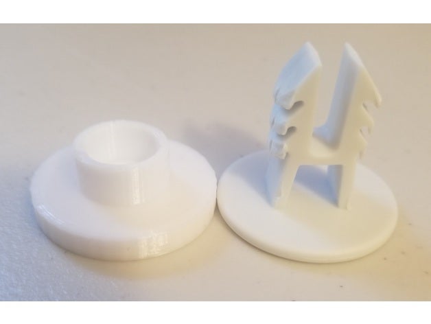 Cajado cápsulas arrumadeira armário roupa 3D print model - Mito3D