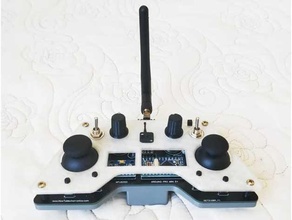 diy arduino rc transmitter - cover case electronics car 3d print model - Mito3D
