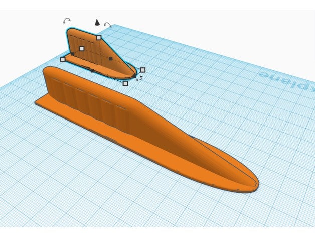 ar pro lanciare slittata ala dji fpv 3D print model - Mito3D