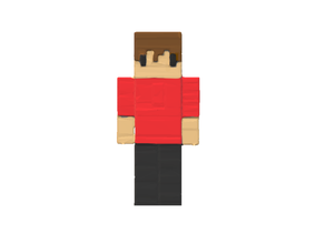 sol Minecraft personaje ermitaño 3d print model - Mito3D