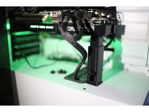 placa vídeo suporte gráficos cartão 3d print model - Mito3D