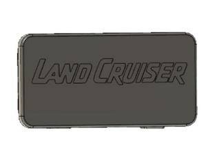land cruiser hella 550 rock guard 550 hella landcruiser toyota 3d print model - Mito3D